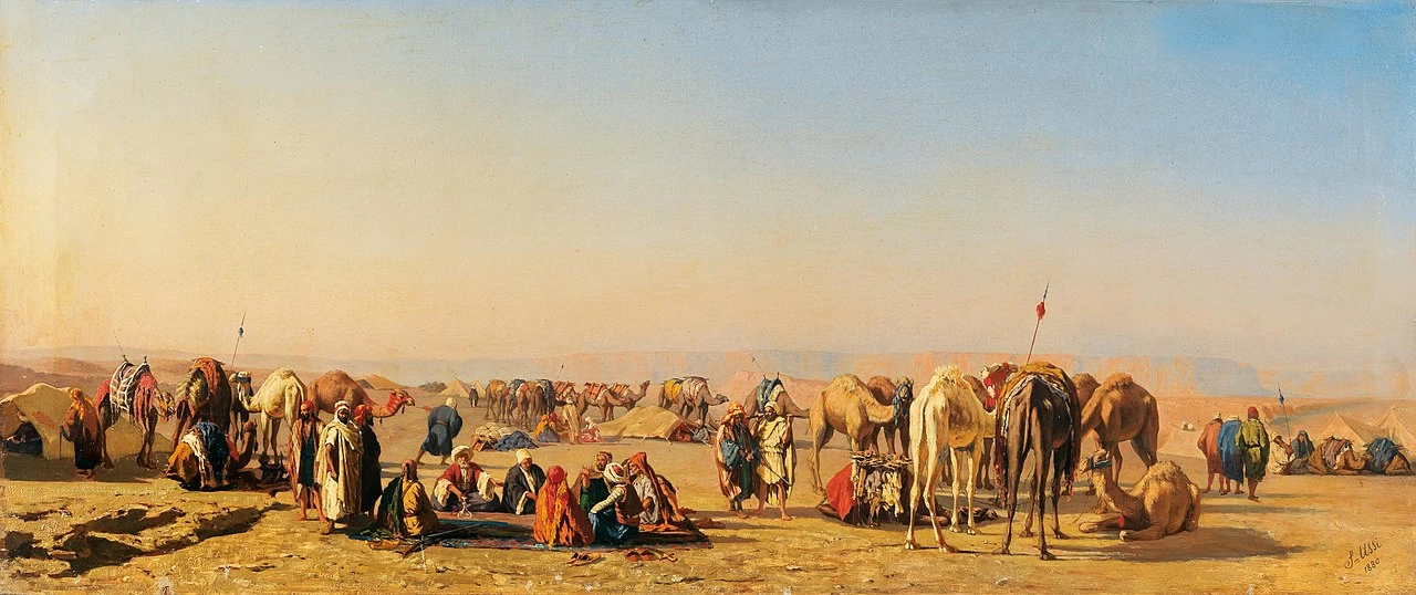Stefano - 127, Una carovana in riposo (1880)